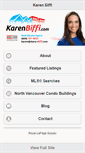 Mobile Screenshot of karenbiffi.com